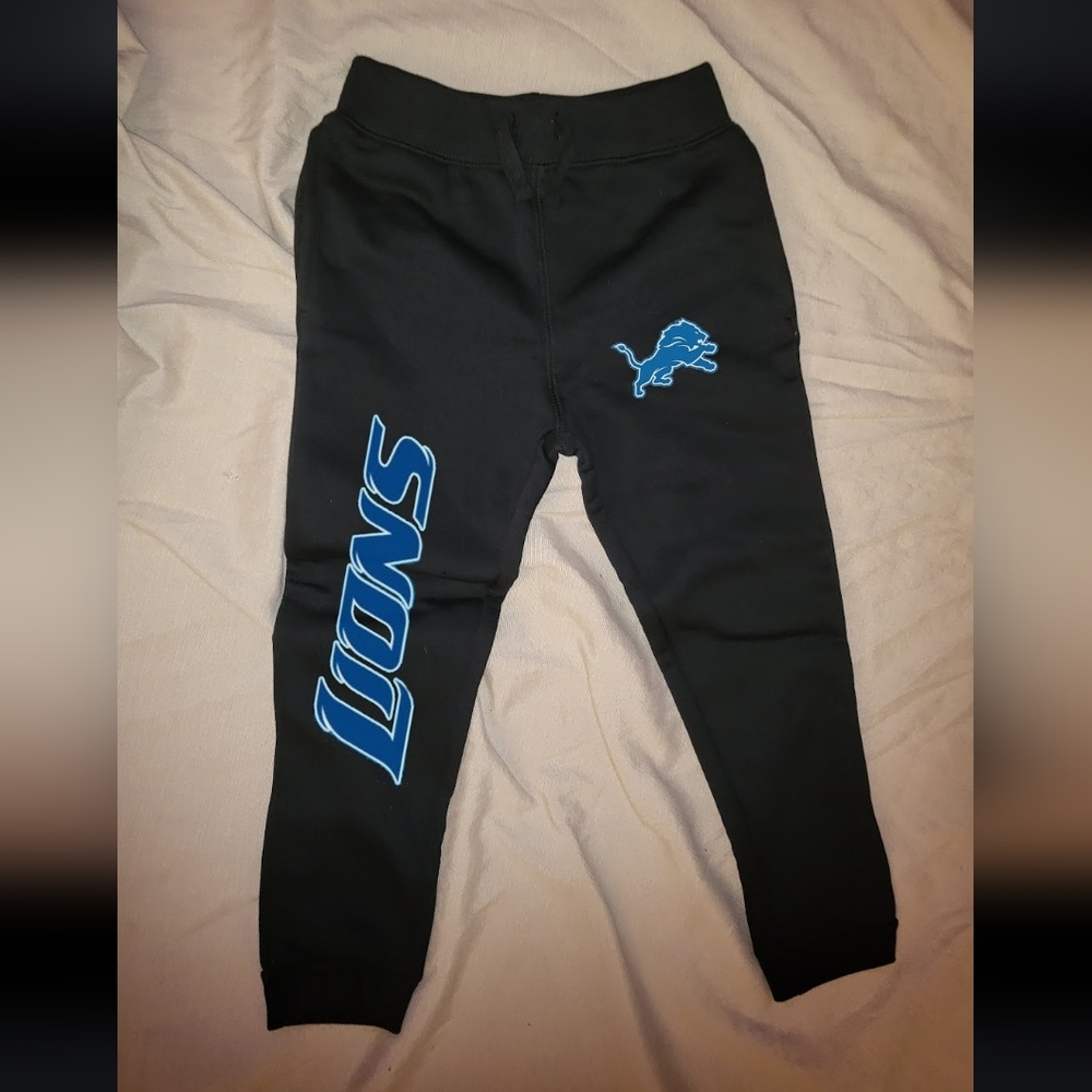 Detriot Lions Toddler Jogger Sweatpants 5T